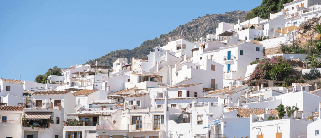 Pueblo de Frigiliana en Málaga